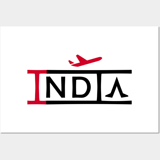 INDIA Aviation Phonetic Alphabet Pilot Airplane Wall Art by For HerHim